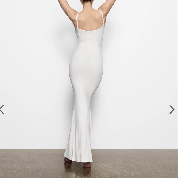 Soft Lounge Henley Long Slip Dress - Picture 4 of 7